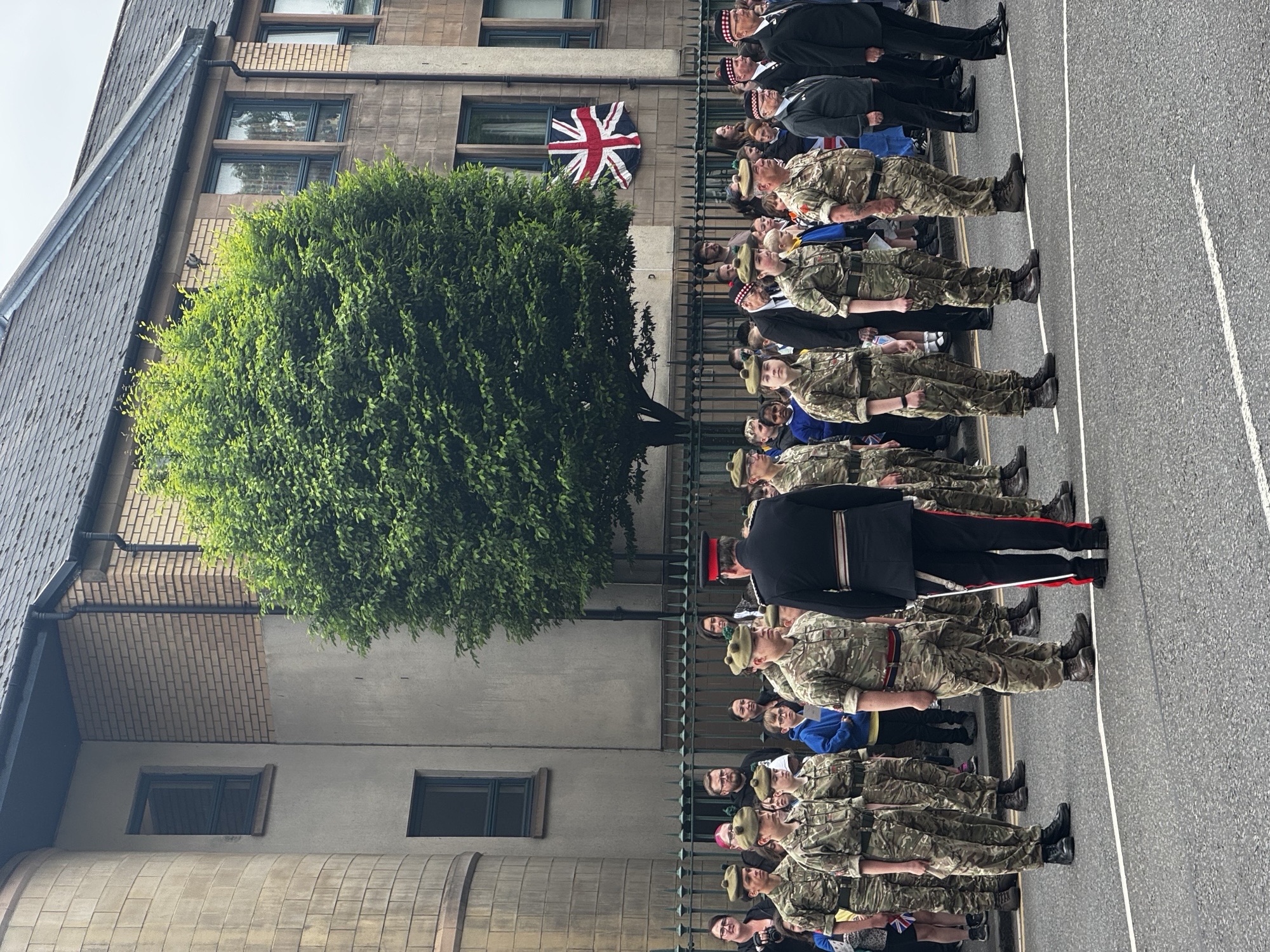 Lord-Lieutenant chatting with the Cadets