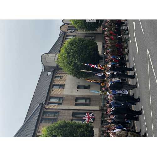 Parade Standing to Attention
